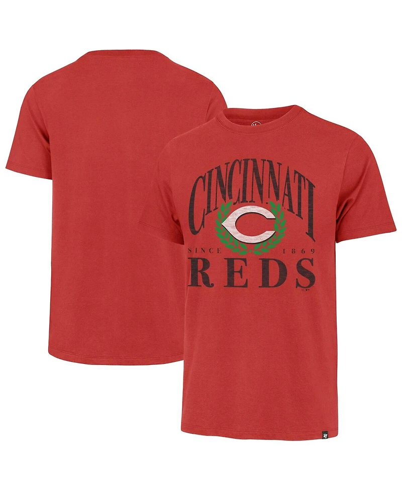 '47 Brand Men's Red Cincinnati Reds Pitchout Franklin T-Shirt