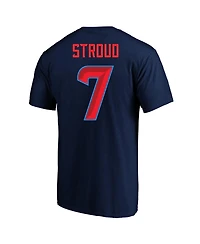 Fanatics Men's C.j. Stroud Navy Houston Texans Big Tall Player Name Number T-Shirt