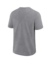 Fanatics Men's Heather Gray Seattle Seahawks Big Tall Top Notch T-Shirt