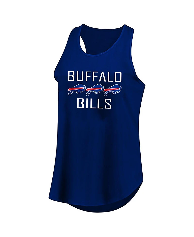 Fanatics Women's Josh Allen Royal Buffalo Bills Plus Size Name Number Tank Top