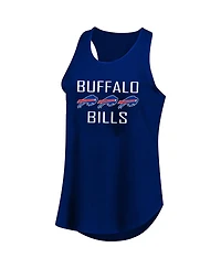 Fanatics Women's Josh Allen Royal Buffalo Bills Plus Size Name Number Tank Top