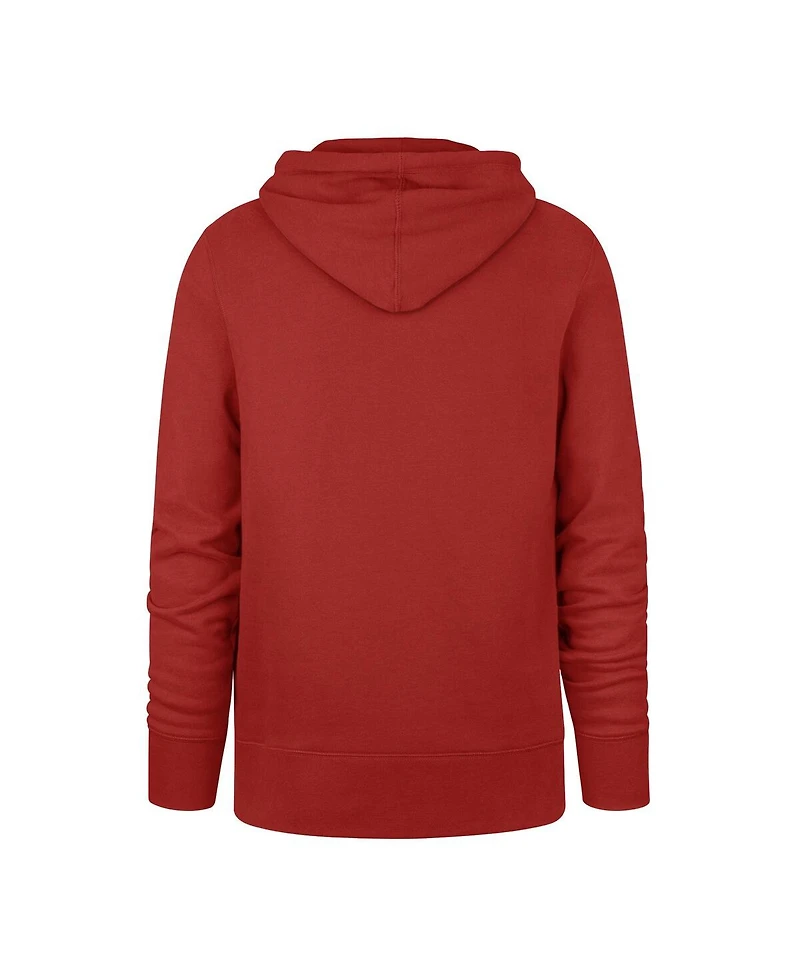 '47 Brand Men's Red Philadelphia Phillies Big Tall Velocity Fleece Pullover Hoodie