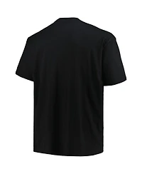 Fanatics Men's Black New York Giants Big Tall Pop T-Shirt