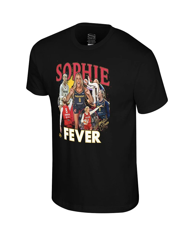 Stadium Essentials Men's and Women's Sophie Cunningham Black Indiana Fever Player Crossroads T-Shirt