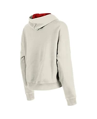 New Era Women's Cream San Francisco 49ers 3rd Down Historic Pullover Hoodie