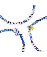 Foco Kansas City Royals 3-Pack Friendship Bracelet Set