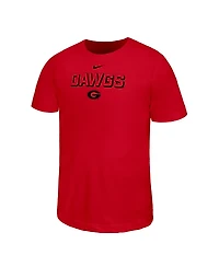 Nike Big Boys and Girls Red Georgia Bulldogs Legend Performance T-Shirt