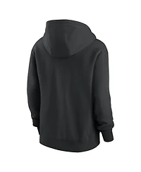 Nike Women's Black New York Jets Wordmark Club Fleece Pullover Hoodie