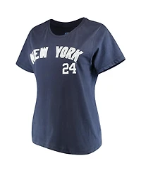 Majestic Women's Gary Sanchez Navy New York Yankees Name Number T-Shirt