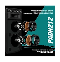 Pyle 1600W Heavy Duty 7 Way Pa Loud-speaker Cabinet
