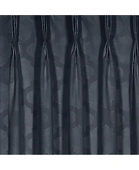 Kate Aurora 2 Pack Windsor Pinch Pleat/Rod Pocket/Back Tab Quatrefoil Window Curtain Panels