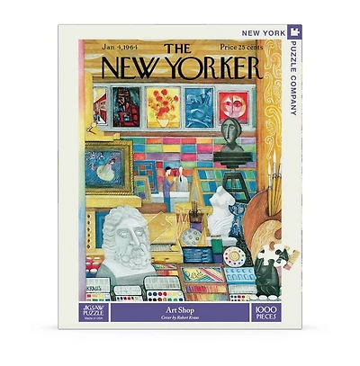 New York Puzzle Company Art Shop 1000 Piece Puzzle