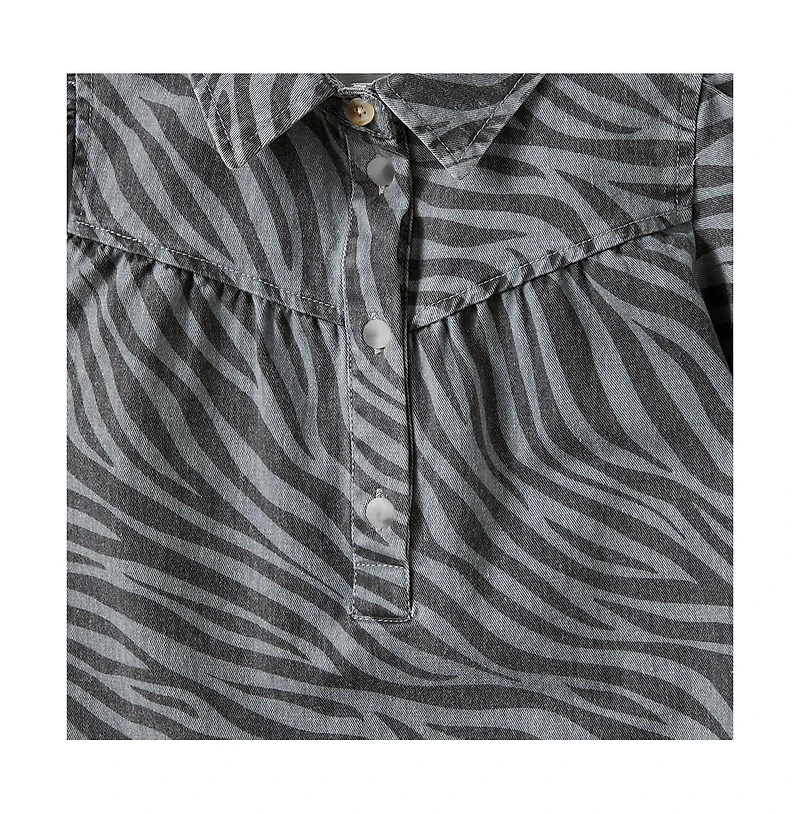 Cotton On Girls Little/Big Kelly Denim Dress
