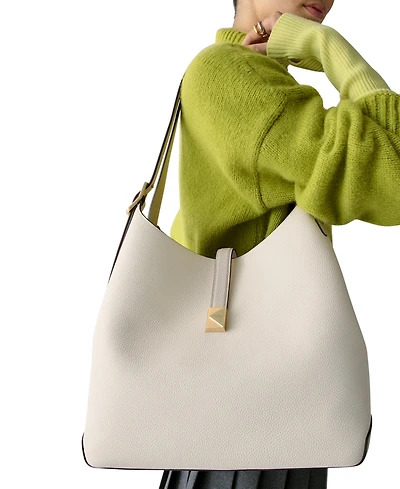 Kate Spade New York Deco Colorblocked Pebbled Leather Shoulder Bag