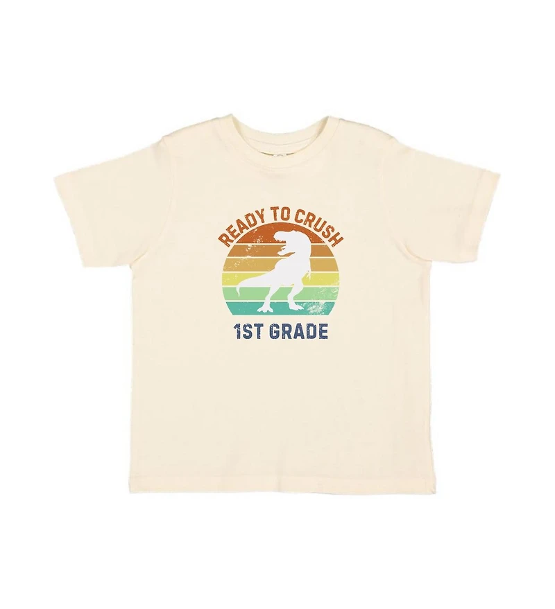 Sweet Wink Toddler Boys Ready to Crush First Grade Short Sleeve T-Shirt