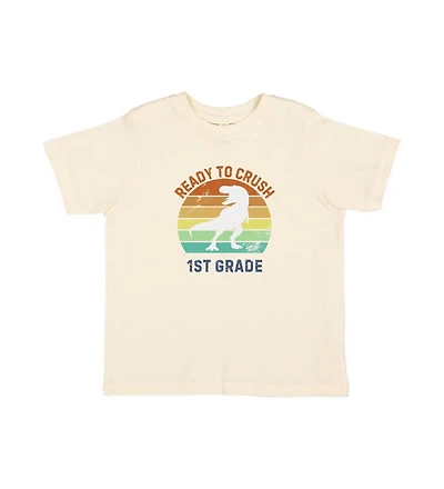Sweet Wink Toddler Boys Ready to Crush First Grade Short Sleeve T-Shirt
