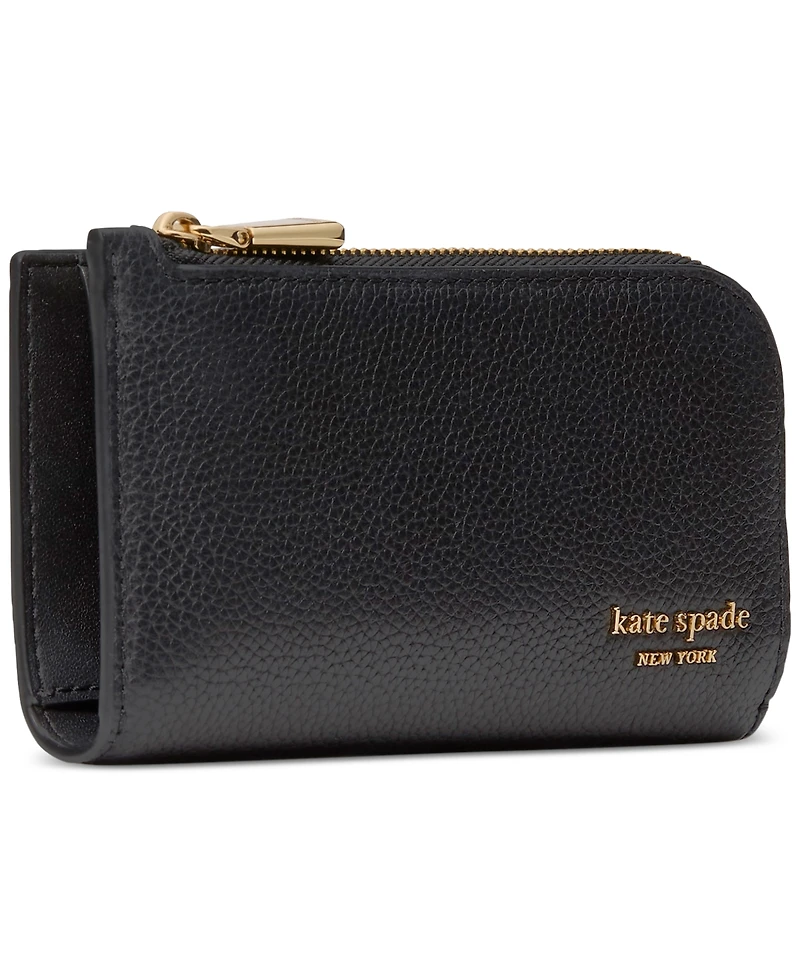 kate spade new york Devin Pebbled Leather Small Slim Bifold Wallet