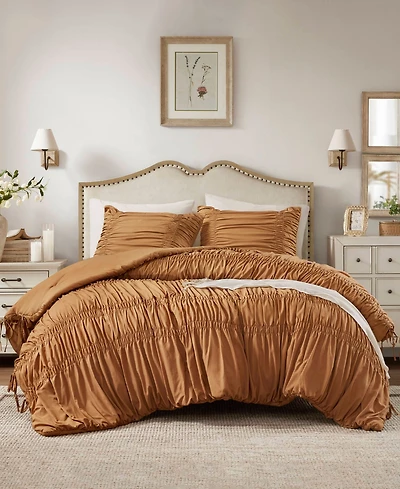 510 Design Mia Ruched 3-Pc. Comforter Set