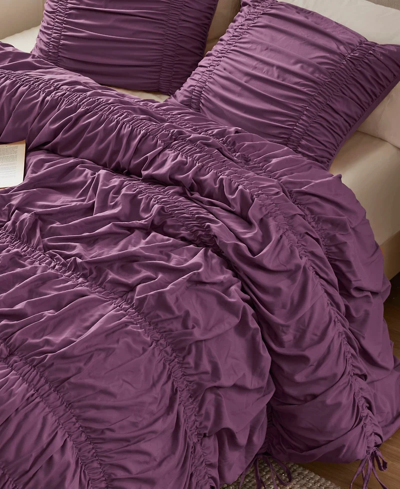 510 Design Mia Ruched 3-Pc. Comforter Set, King