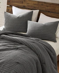 Woolrich Lyon Waffle Washed 3-Pc. Comforter Set, Full/Queen