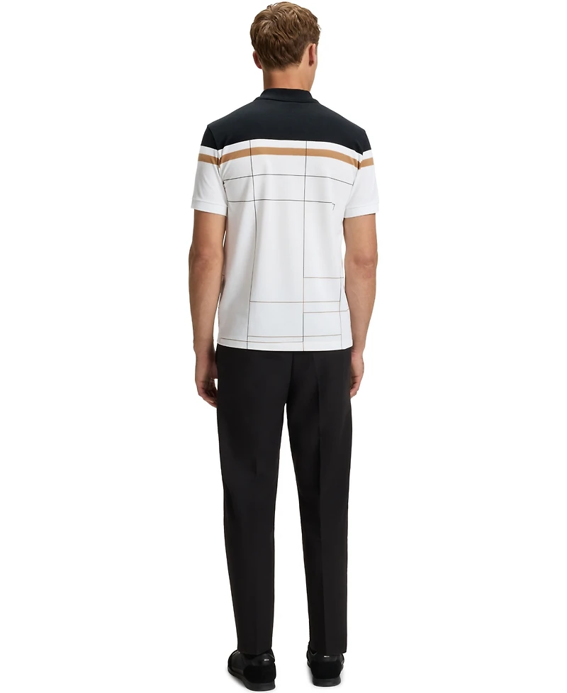 Boss by Hugo Men's Quick-Dry Stretch Cotton Slim-Fit Polo Shirt