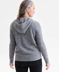 Style & Co Luxsoft Full-Zip Long-Sleeve Hoodie Sweater, Macy's Exclusive