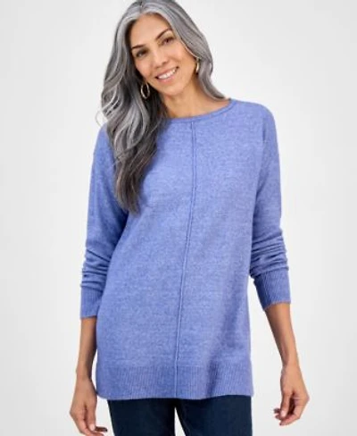 Style Co Womens Luxsoft Seam Front Sweater Tunic Pxs 4x Macys Exclusive