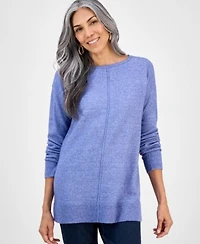 Style Co Womens Luxsoft Seam Front Sweater Tunic Pxs 4x Macys Exclusive