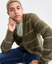 Sun + Stone Men's Long-Sleeve Scotty Stripe Cardigan, Macy's Exclusive