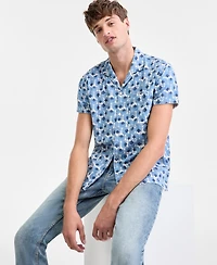 Sun + Stone Men's Sisler Short-Sleeve Camp Shirt, Macy's Exclusive