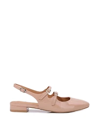 Berness Rosalie Double-Strap Mary Jane Flats