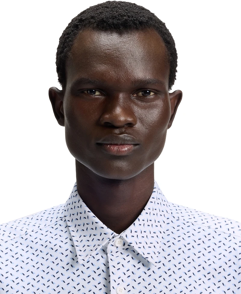 Boss by Hugo Men's Performance-Stretch Slim-Fit Dress Shirt