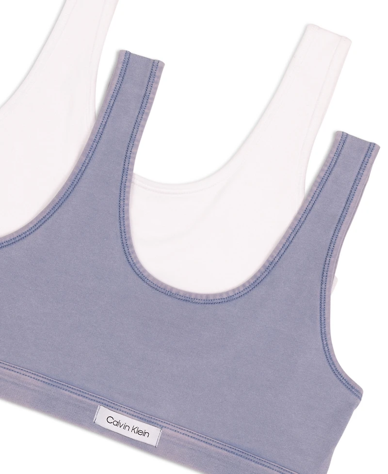 Calvin Klein Big Girls 2-Pack Full Coverage Bralette