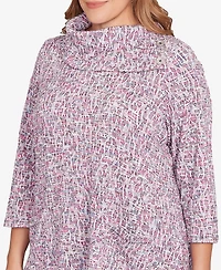 Ruby Rd. Plus Patch Pocket Spacedye Top