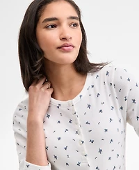 Levi's Women's Dana Henley Long Sleeve Top
