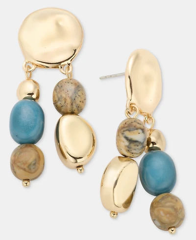 Style & Co Stone Double Row Drop Earrings, Macy's Exclusive