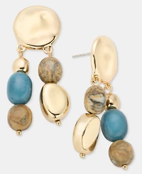 Style & Co Stone Double Row Drop Earrings, Macy's Exclusive