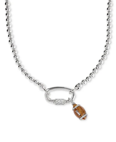 Kendra Scott Football Metal Strand Necklace, 17"
