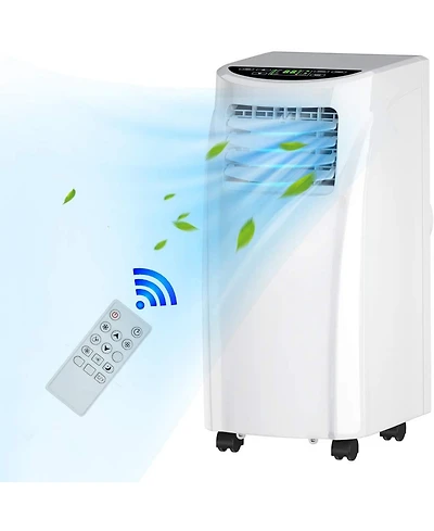 Gymax 8000BTU 3-in 1 Portable Air Conditioner Cooler Fan Dehumidifier Ashrae w/ Wheels