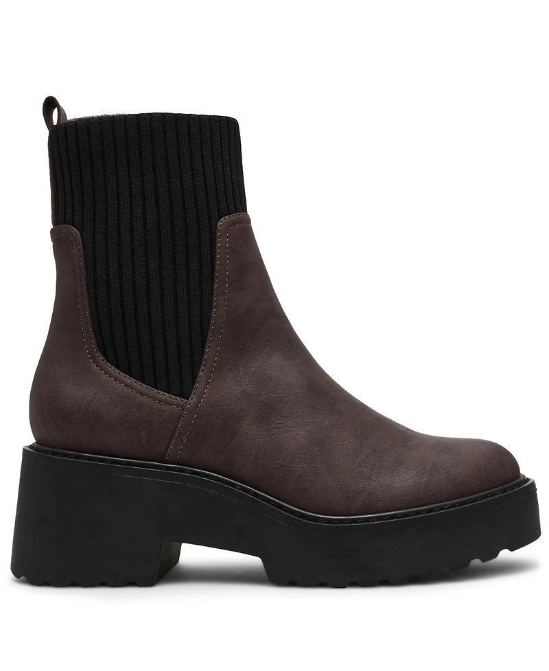 Dv Dolce Vita Women's Zepplin Lug Sole Chelsea Booties