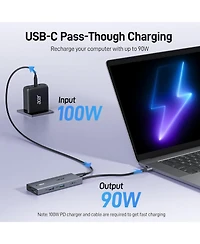 Acer Usb-c Docking Station with Dual Hdmi | 9-in-1 Laptop Multiport Adapter | 4K Hdmi, Usb A & C Ports, Sd/Micro Sd, 100W Pd Charging | Compatible wit
