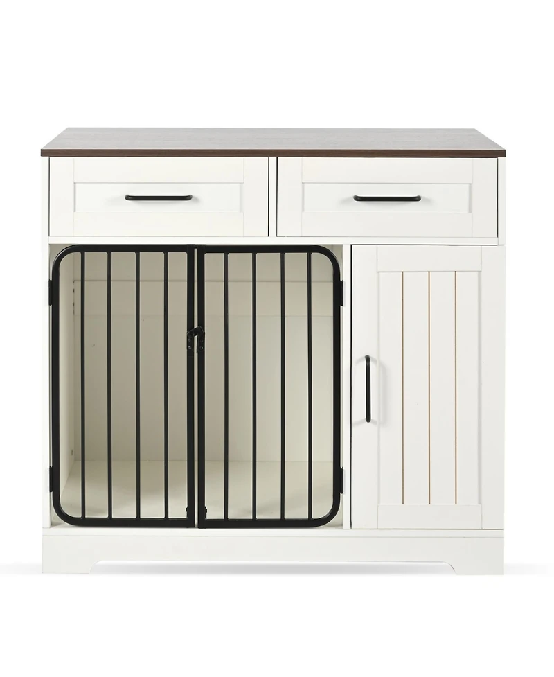 Streamdale Furniture Dog Crate Furniture with Drawers & Storage