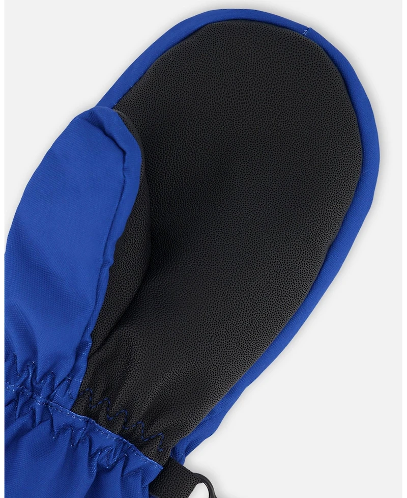 Deux par Boy Winter Mittens Play Royal Blue