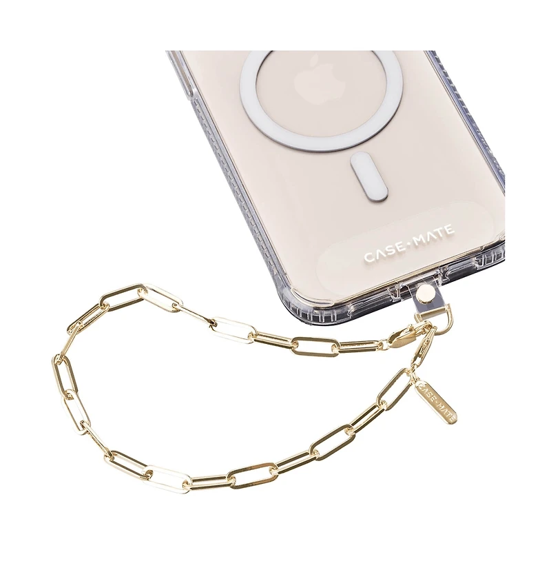 Case-Mate Chunky Chain Phone Wristlet-Gold