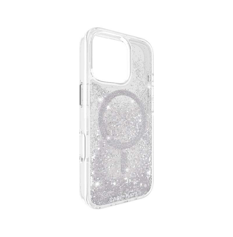 Case-Mate Waterfall Case for Apple iPhone 16 Pro-Silver