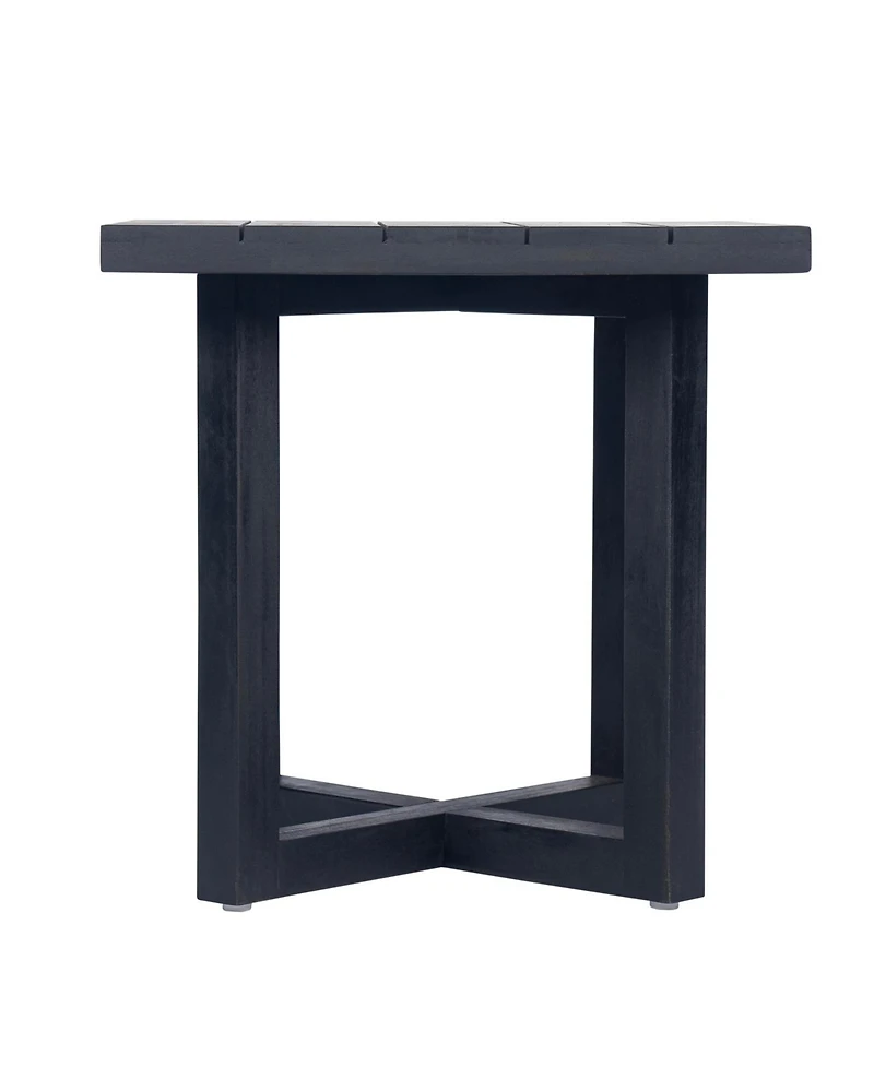 Streamdale Furniture Acacia Wood Outdoor Side Table with Slat Top