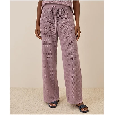 Pact Women's Beachside Crochet Knit Pant