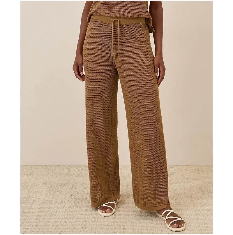 Pact Women's Beachside Crochet Knit Pant