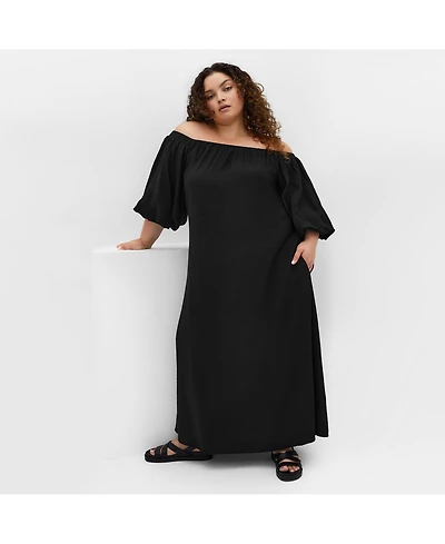 City Chic Plus Layla Maxi Dress