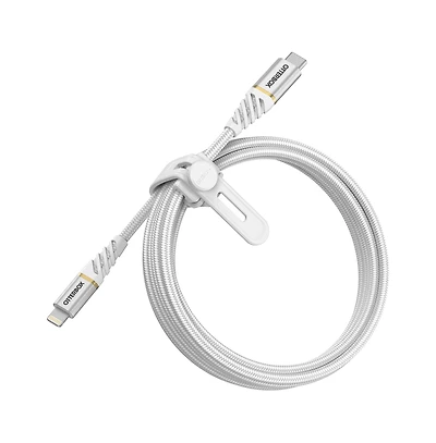 OtterBox Premium Fast Charge Usb C to Apple Lightning Cable 2m-White